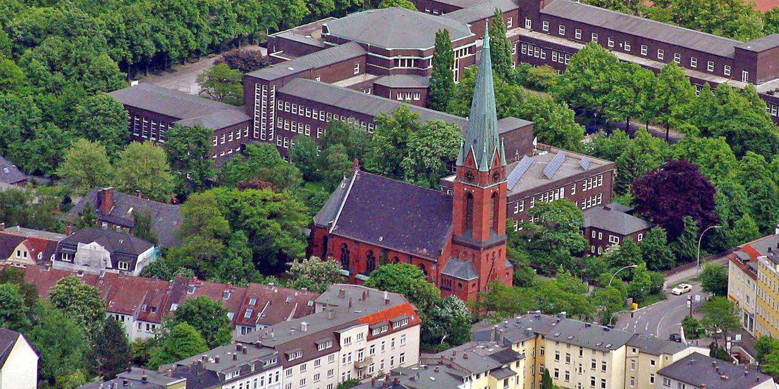 Die St. Paulus-Kirche in Heimfeld.. Foto: André Zand-Vakili