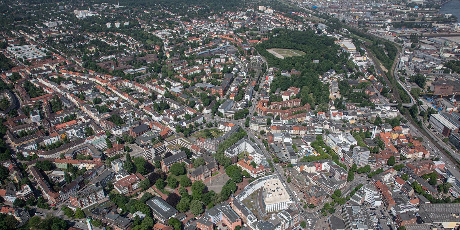 Der Innenstadtbereich von Harburg. Foto: zv