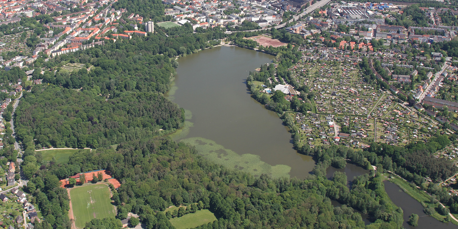 Im Harburger Stadtpark befindet sich der Wasserspielplatz. Foto: zv