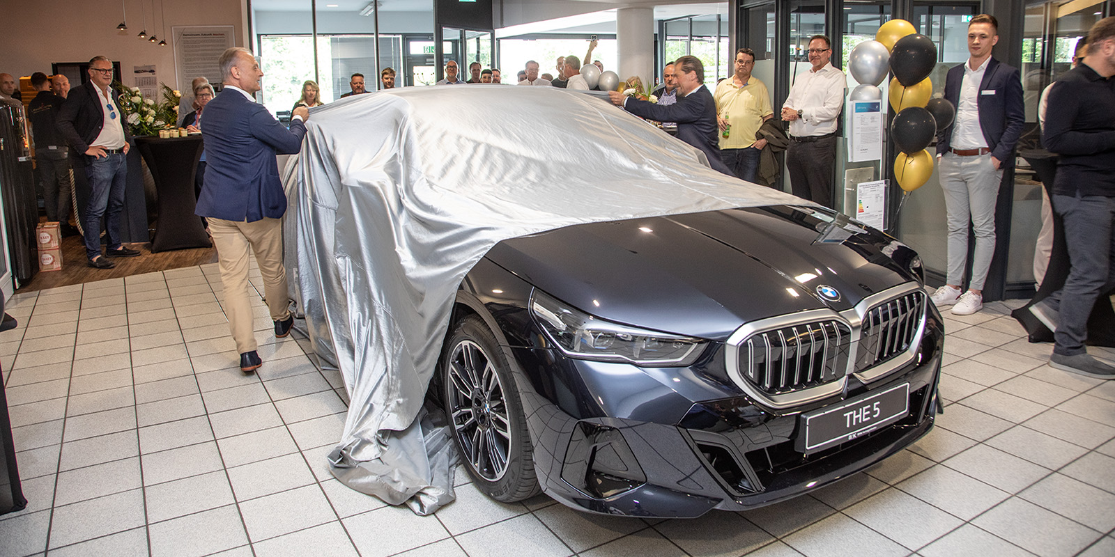 Enthüllung des neuen 5er Touring von BMW vor geladenen Gästen. Foto: zv