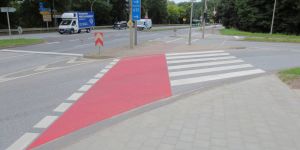 Gefahr beseitigt: Abgenutzter Zebrastreifen wurde erneuert