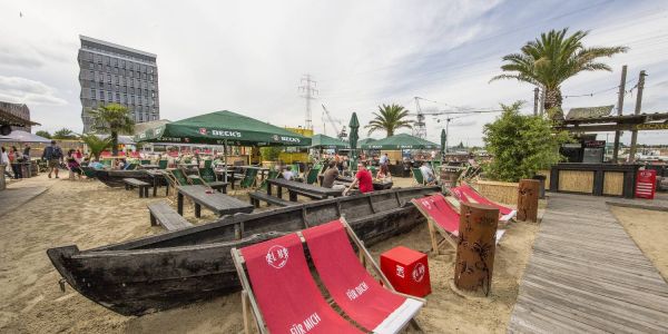 Ehemailiger Beachclub Veritaskai