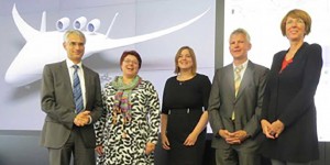 Grüne besuchen die Querdenker der Luftfahrt im Binnenhafen