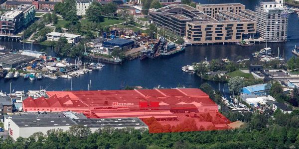 Das Gelände des Handelshof an der Nartenstraße. Foto: zv Behördenträume platzen: Handelshof will an der Nartenstraße bleiben