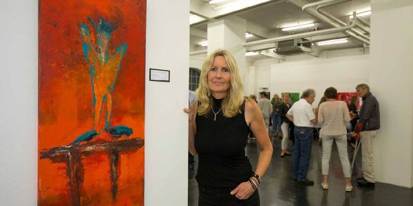 150 Interessierte wollten Annette Wieses Vollmondfarbtöne sehen