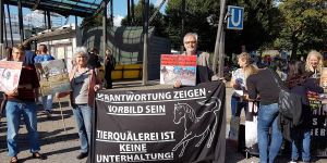 Die Webers aus Marmstorf: Protest gegen Pony-Karussell