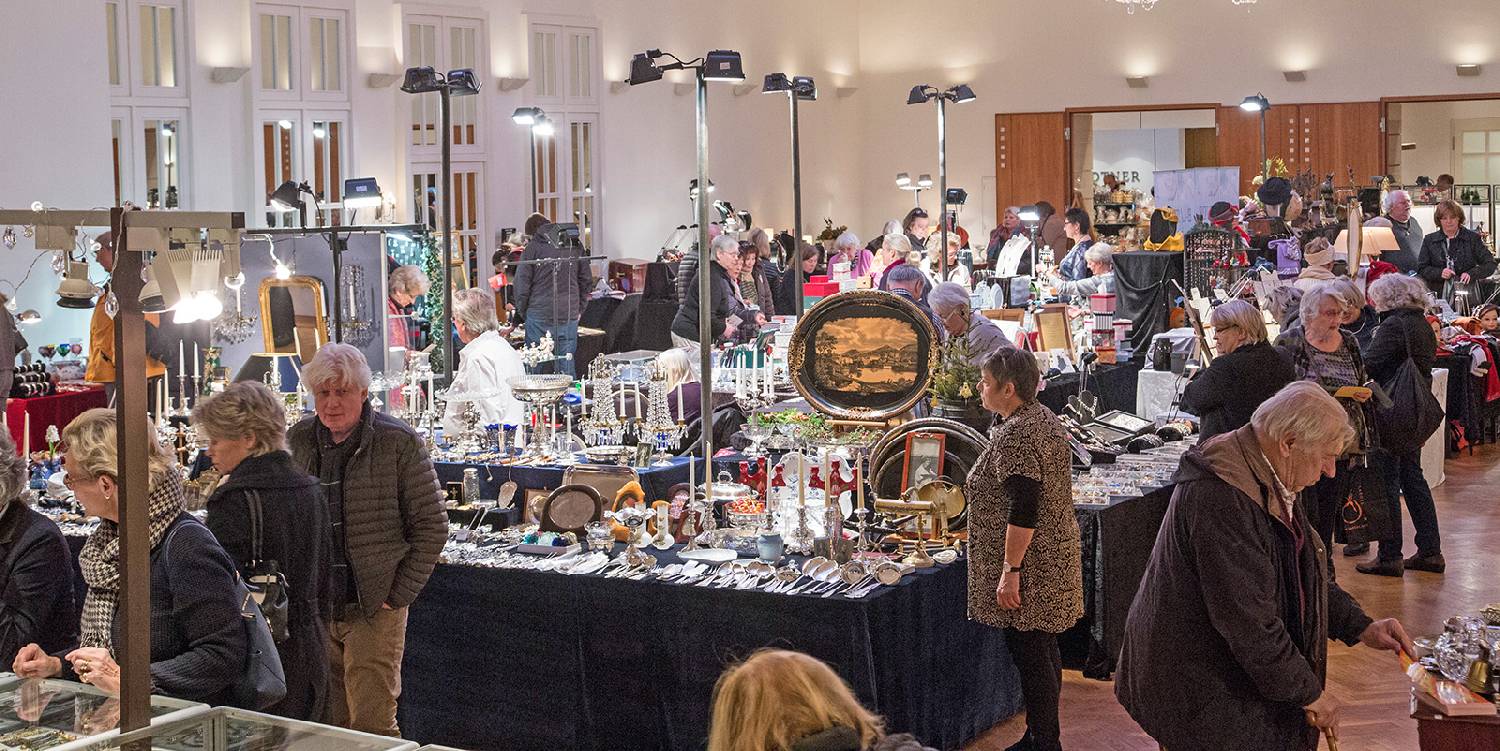 Die Kunsthandwerk- und Antiquitätentage im Heimfelder Privathotel Lindtner. Foto: zv