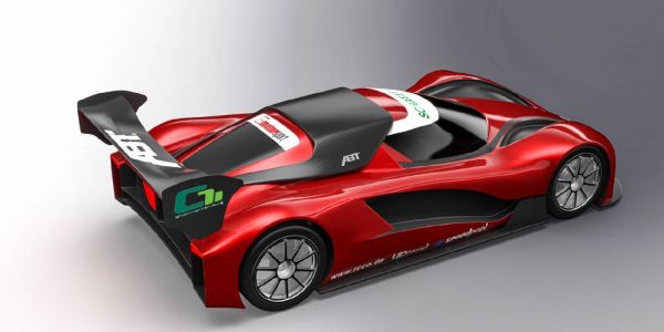 Der neue ABT Racer des Harburger Teams: Noch gibt es Platz für zusätzliche Sponsoren. Foto: : RCCO Motorsport: Kleine E-Renner bieten einen Blick in die Zukunft