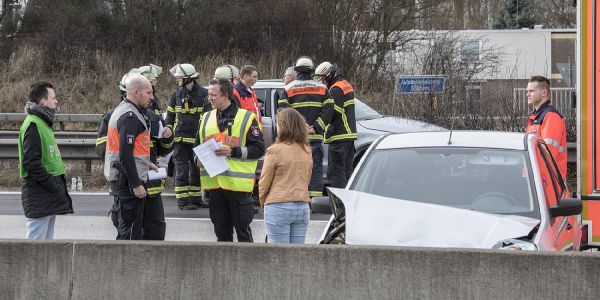 A1 musste nach Unfall in Richtung Norden gesperrt werden