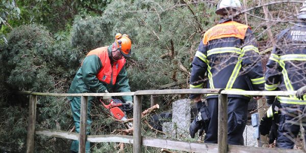 Stürmisches Wetter sorgt für Einsätze der Feuerwehr