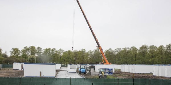 Ehemalige Flüchtlingsunterkunft auf Schwarzenberg wird abgebaut