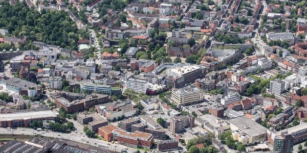 Das Harburger Zentrum. Foto: Andre Zand-Vakili Harburgs Grüne sorgen sich um Wärmeinseln in der Stadt