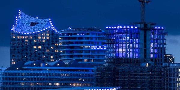 Blue Port: Die besten Plätze für das Lichtspektakel liegen im Süden
