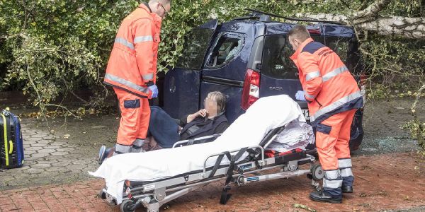 Orkan Xavier fordert mehrere Verletzte im Bezirk Harburg