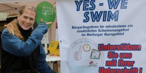 Yes - We Swim: Sonnabend wurden 600 Unterschriften gesammelt
