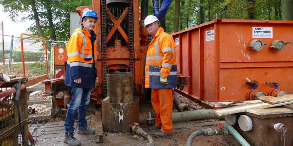 Probebohrungen bringen zwei neue Standorte für Trinkwasserbrunnen