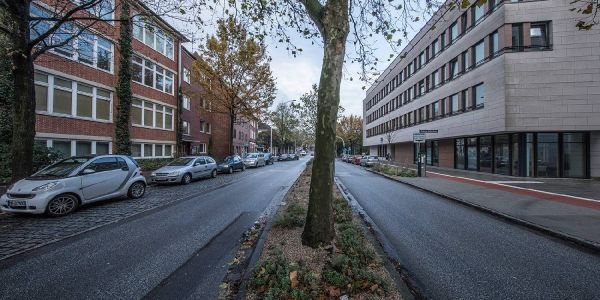 Die Knoopstraße. Sie wird ab dem 26. Februar zur Einbahnstraße. Foto: Andre Zand-Vakili Behinderungen auf Knoopstraße und Hastedtstraße wegen Sielsanierung