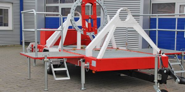 So sieht er aus. Der Baumbiegesimulator der Feuerwehr. Foto: Matthias Köhlbrandt Die Feuerwehr Seevetal hat jetzt einen Baumbiegesimulator