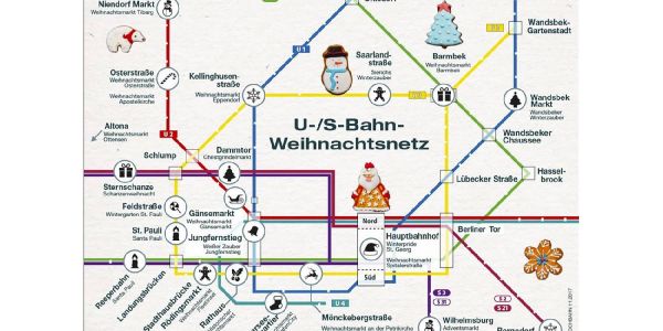 Ups, Hamburger Hochbahn &quot;vergisst&quot; Harburger Weihnachtsmarkt