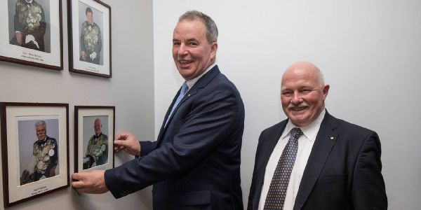 Königsgetümmel zum Karpfenessen der Harburger Schützengilde