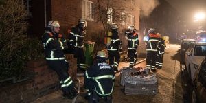 Feuer an der Mergellstraße - schon wieder brannte ein Keller