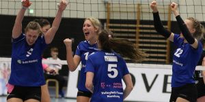 Neugabens Volleyballerinnen beenden die Saison mit einem Sieg