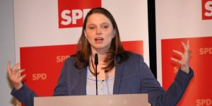 Melanie Leonhard mit 94,6 Prozent zur SPD-Landesvorsitzenden gewählt