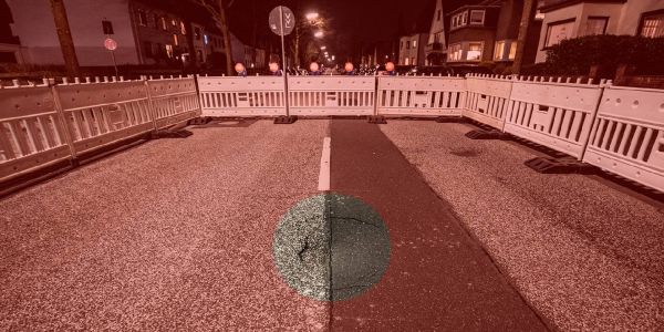 Fahrbahn abgesackt: Ehestorfer Weg voll für Fahrzeuge gesperrt