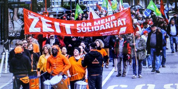 Nach einem Jahr Pause veranstaltet der DGB Harburg in diesem Jahr wieder eine eigene Demonstration und Kundgebung anlässlich des Tags der Arbeit am 1. Mai 2018. Foto: Andre Zand-Vakili Nach einem Jahr Pause gibt es in Harburg wieder eine Mai-Demo