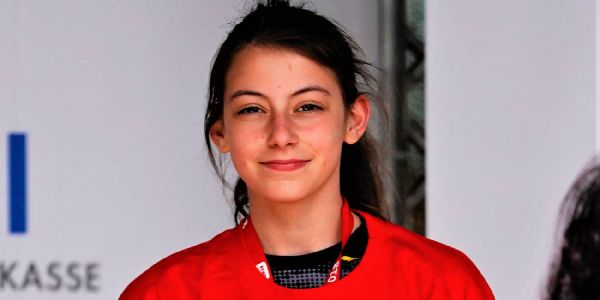 Felina Glasa von der Stadtteilschule Fischbek-Falkenberg. Foto: pr Überlegener Sieg beim Zehntel-Marathon für Felina Glasa