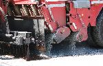 Frischer Asphalt
