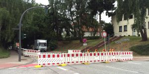 Erneut Behinderungen: Marmstorfer Weg vier Wochen Einbahnstraße