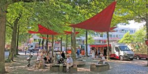 Und das bei der Hitzewelle: Harburgs Brunnen sprudeln nicht