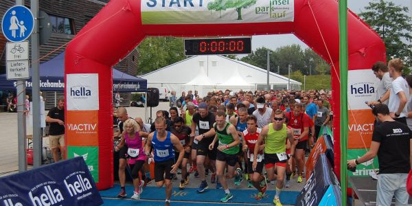 Perfekte Bedingungen: 500 Teilnehmer beim Inselparklauf