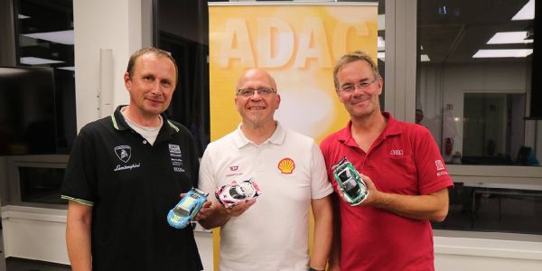 Das Podium (von links): Jan Hedden, Björn Skottke und Thomas Voigt. Foto: RCCO Flüchtigskeitsfehler werfen Channel Racer aus dem Rennen