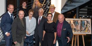 Senator a.D. Frank Horch eröffnet Ausstellungszyklus im hit-Technopark