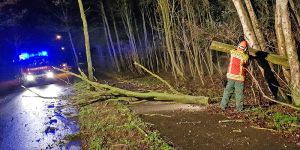 Stürmisches Wetter sorgt für einige Feuerwehreinsätze im Landkreis
