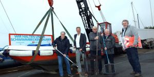 Startschuss für die Orca 1: Ein Müll-Boot für den Binnenhafen