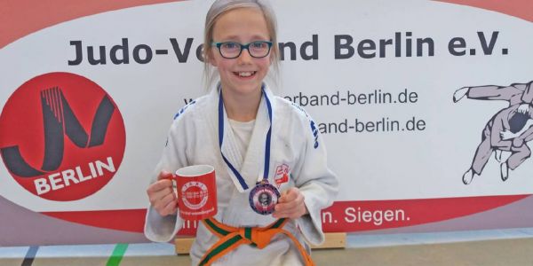 Linda Geerdts holte in Berlin Silber. Foto: Privat Erfolg für Judoka Linda Geerdts beim Bundessichtungsturnier