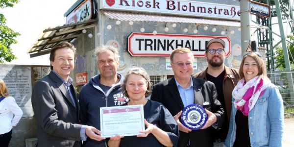 &quot;Trinkhalle seit 1876&quot;: Kulturkiosk erhält Denkmalpreis