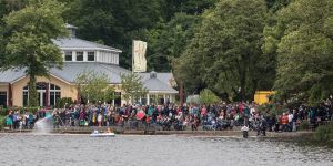 Entenrennen auf der Außenmühle: Böiger Wind sorgt für Streckenrekord