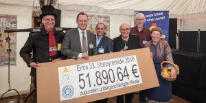 51.890 Euro und 64 Cent für das Jugendwerk unfallgeschädigter Kinder