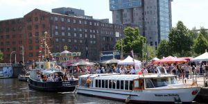 Lichterlauf, Konzerte und Hafensause: Volles Programm im Binnenhafen