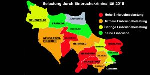Marmstorf ist die Einbrecherhochburg im Bezirk Harburg