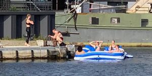 Super-Sommer-Wetter macht Lust auf Chillen im Binnenhafen