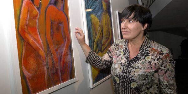 Neue Ausstellung: Auch Schauspielerin Sandra Keck ist begeistert