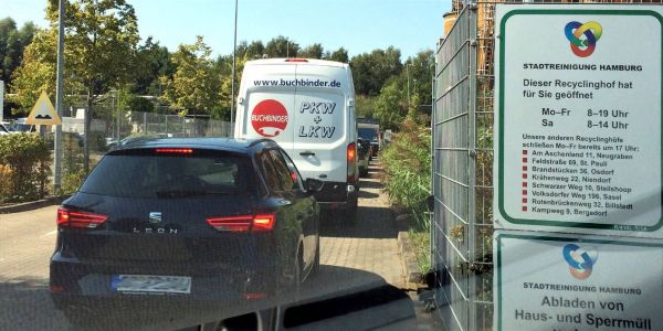Wartezeiten verkürzen, Nerven schonen: So klappt´s auf dem Recyclinghof