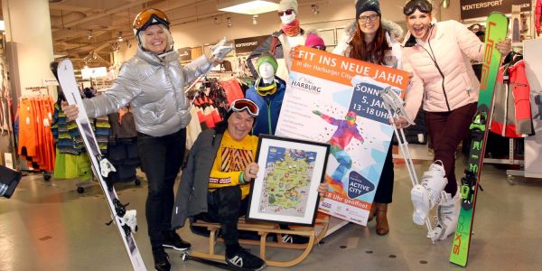 Erster Shopping-Sonntag 2020: Harburg wird Wintersport-Region