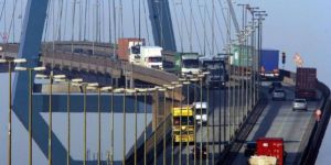 Köhlbrandbrücke am Wochenende wegen Wartungsarbeiten gesperrt