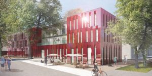 Richtfest beim Zentrum für Studium und Promotion an der TUHH